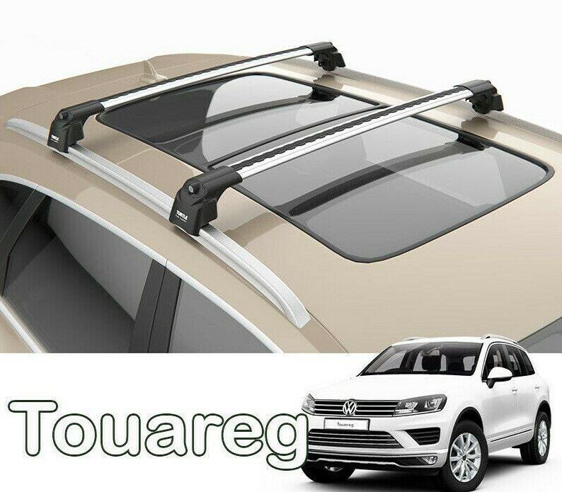 Volkswagen Touareg Soporte de Base Portaequipajes Plata Volkswagen Touareg Soporte de Base Portaequipajes Plata